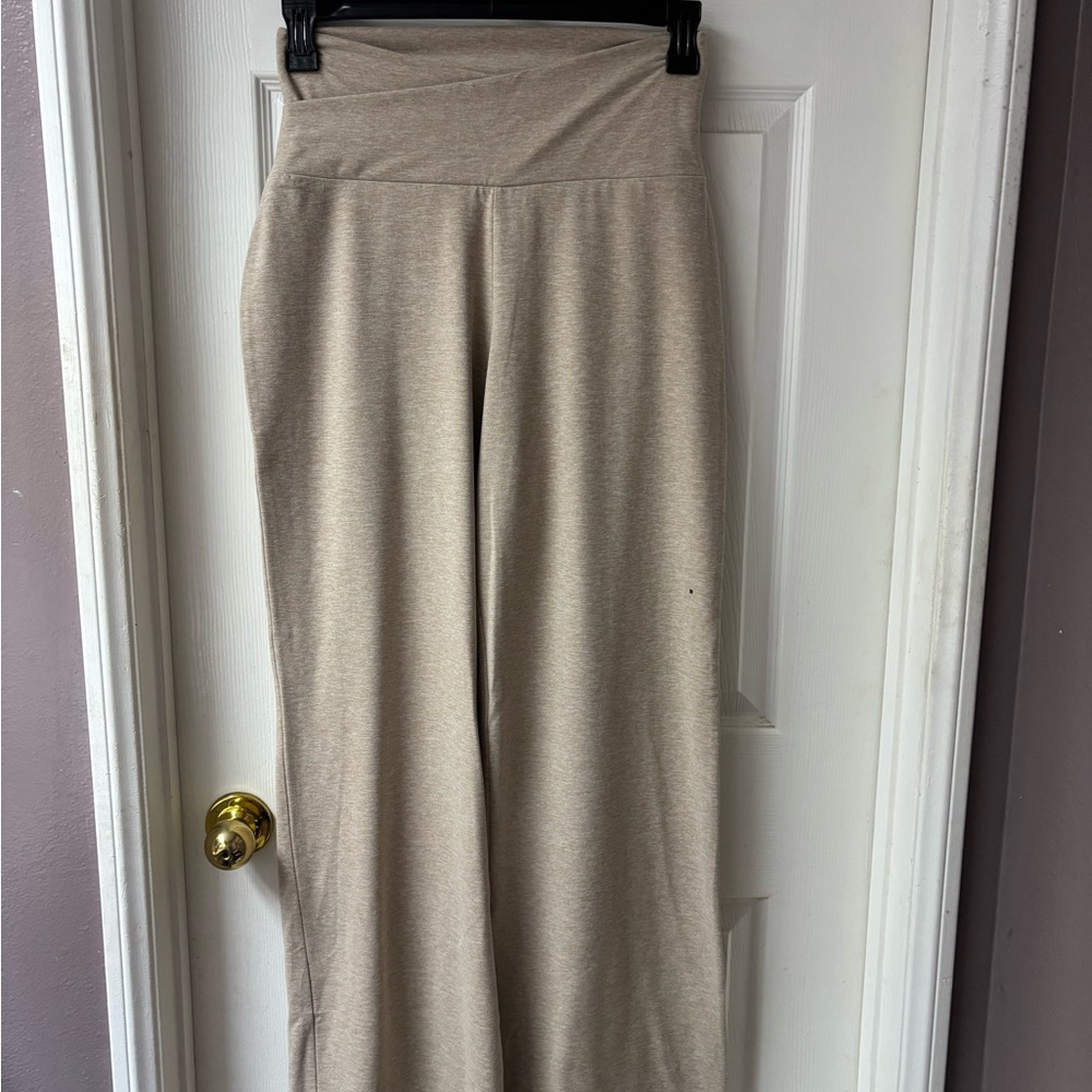 Express Cream Wide Leg Women's Pants